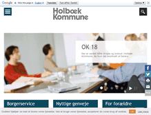 Tablet Screenshot of bornedistriktugerlose.holbaek.dk