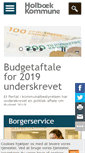 Mobile Screenshot of biblioteket.holbaek.dk