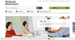Desktop Screenshot of bornedistriktholbaekvest.holbaek.dk
