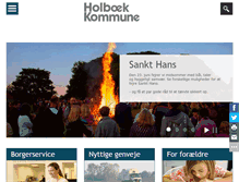 Tablet Screenshot of holbaek.dk